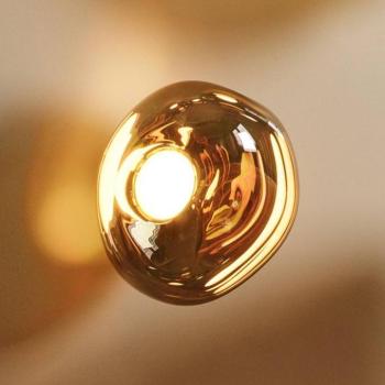 Tom Dixon LED fali lámpa Melt, Ø 50 cm, bronz színű kép