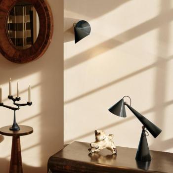 Tom Dixon LED fali világítás Pose, zöld, 21 cm, műanyag kép