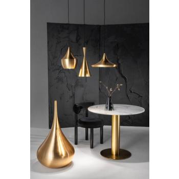 Tom Dixon LED lógó lámpa Beat Wide, sárgaréz színű, Ø 36 cm kép