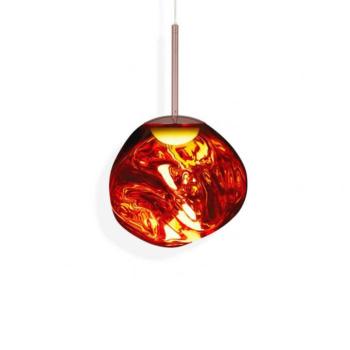 Tom Dixon Melt Mini LED lógó lámpa, Ø 28 cm, réz kép