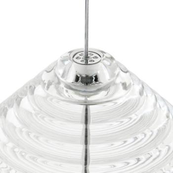 Tom Dixon LED lógó lámpa Press Cone, átlátszó, Ø 34 cm, 927 kép