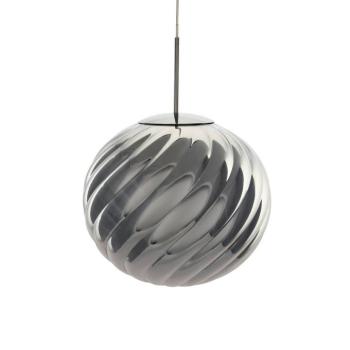 Tom Dixon LED lógó lámpa Whirl, ezüst, 45 cm műanyag dimmelhető kép