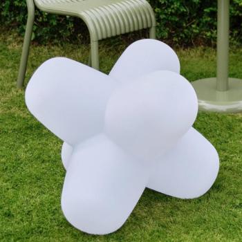 Tom Dixon LED tölthető asztali világítás JACK, fehér, 58 x 58 cm, IP65