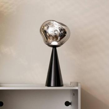 Tom Dixon LED tölthető asztali világítás Melt Portable, fekete, 29 cm kép