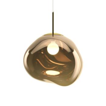 Tom Dixon Melt lógó lámpa, Ø 50 cm, bronz színű, foglalat kép
