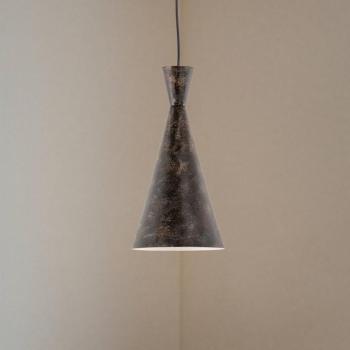 Tom lógó világítás, fekete-barna, fém, Ø 19 cm, E27 kép
