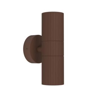 Tomelloso kültéri fali lámpa, rozsdás színű, 20 cm-es, fém, 2 izzós kép