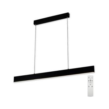 Top Light - LED Dimmelhető csillár zsinóron LED/30W/230V fekete + távirányító Line 120 CZ RC kép