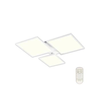 Top Light - LED Dimmelhető felületre szerelhető csillár LED/50W/230V 3000-6500K fehér + távirányító Merkur H B RC kép