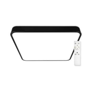 Top Light - LED Dimmelhető mennyezeti lámpa LED/60W/230V szögletes fekete + + távirányító Metal H 60C RC kép