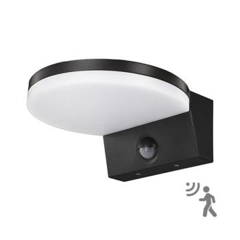 Top Light - LED Kültéri fali lámpa érzékelővel LED/15W/230V IP65 fekete Novara C PIR kép