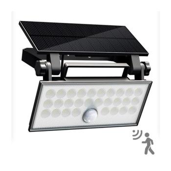 Top Light - LED Napelemes fali reflektor HELEON PRO LED/8W/3,7V IP65 4000K Heleon PIR PRO kép