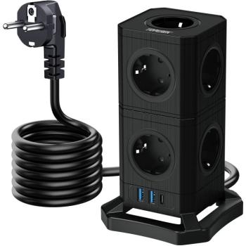 Toprek USB Vertical Power Strip TP-VE3U9E kép