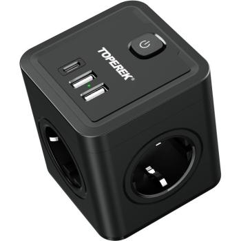 Toprek USB Wall Socket TP-WJ3U4E-PD kép