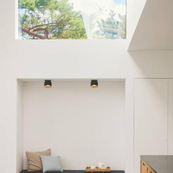 Torone downlight, fém, fekete, dönthető, dönthető kép