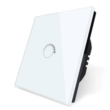 TOUCH RF433 EU 3 GANG 1 WAY DIMMABLE SWITCH WHITE kép