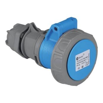 TP Electric egyenes lengőaljzat, 3×16 A, IP67, 3 pólusú, 250 V, Quick Connect kép
