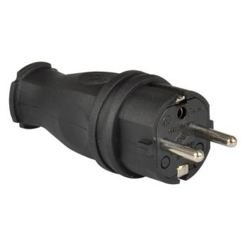 TP electric gumi lengődugó, 1×16 A / IP44 kép