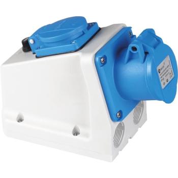 TP Electric kombinált aljzat biztosítékkal 3 × 16 A / IP44, francia típusú, 1 × 380 V / 1 × 230 V kép