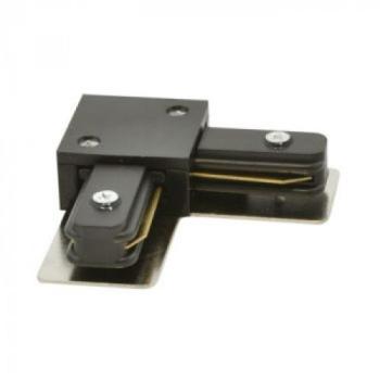 Track light sín adapter , 1 fázisú , 2 pólusú , L típus , fekete , Strühm kép