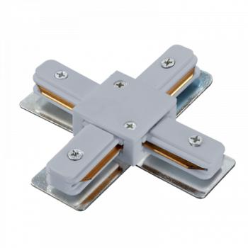 Track light sín adapter , 1 fázisú , 2 pólusú , X típus , szürke kép