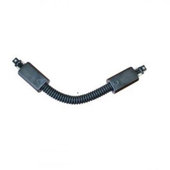 Track light sín adapter , 3 fázisú , 4 pólusú , flexibilis típus , fekete , V-tac kép