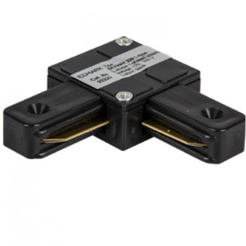 Track light sín adapter , 3 fázisú , 4 pólusú , L típus , fekete , Elmark kép