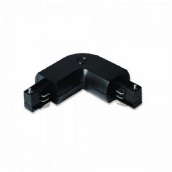 Track light sín adapter , 3 fázisú , 4 pólusú , L típus , fekete , V-tac kép