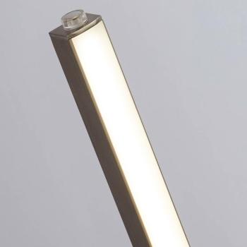 Tribeca LED asztali lámpa, ezüst/opálfehér, fém, CCT, 50 cm kép