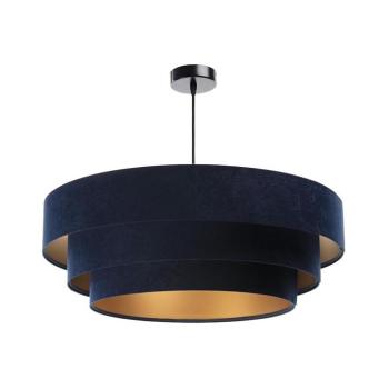 TRINITI függeszték 1xE27/60W/230V kék/arany kábellel 050-044-60 kép