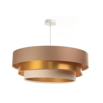TRINITI lógcsillár 1xE27/60W/230V bézs/arany 050-089-60 kép