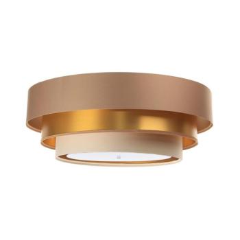 TRINITI mennyezeti lámpa 2xE27/60W/230V barna/arany/beige 050-2EP-089