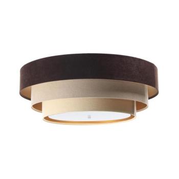 TRINITI mennyezeti lámpa 2xE27/60W/230V barna/beige/arany 050-2EP-080 kép