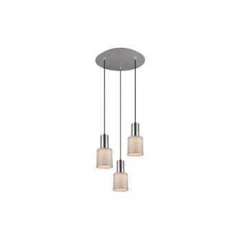Trio - Csillár zsinóron WAILER 3xGU10/5W/230V szürke 303690307 kép