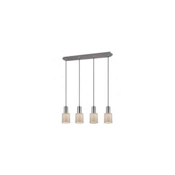 Trio - Csillár zsinóron WAILER 4xGU10/5W/230V szürke 303600407 kép
