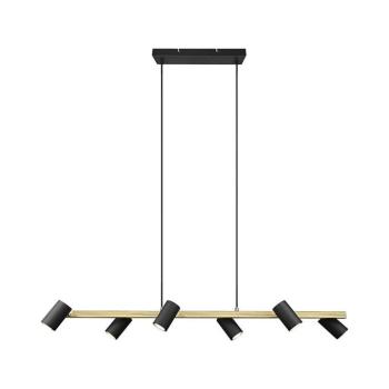 Trio - Kábeles MARLEY függeszték 6xGU10/35W/230V fekete/arany 302400680 kép