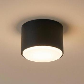 Tubo S mennyezeti világítás, fekete, acél, Ø 8 cm, GX53