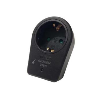 Túlfeszültségvédő fekete színben, 220-240V, 16A, 3680W, Eurolamp, 520870 kép