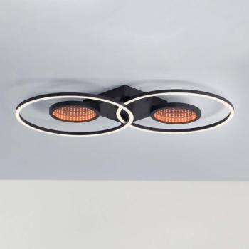 Tunel LED mennyezeti lámpa távirányítóval, CCT, RGB kép