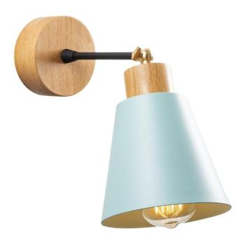 Türkiz-natúr színű fali lámpa ø 14 cm Manavgat – Opviq lights kép