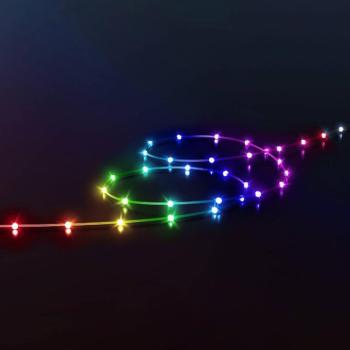 Twinkly Dots LED lánc RGB, átlátszó, IP44, 10m kép