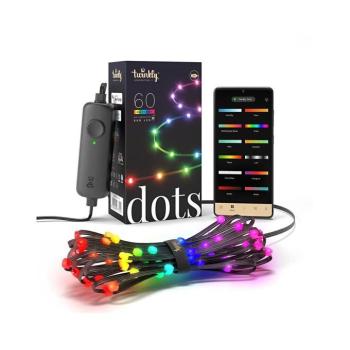 Twinkly TWD060STP-B - LED RGB Dimmelhető szalag DOTS 60xLED 3 m Wi-Fi USB TWD060STP-B kép