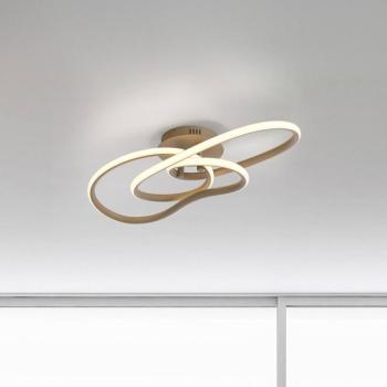 TWIST LED mennyezeti lámpa, bézs, hossza 90 cm, fém, Switchdim kép