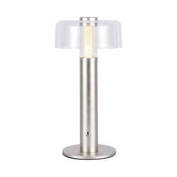 Újratölthető asztali design lámpa, 1w, 3000K, meleg fehér, 100lm, 300°, pezsgőarany, dimmelhető, V-TAC, 7943 kép