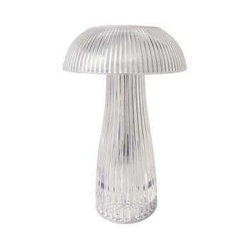 Újratölthető asztali design lámpa, 1w, CCT, 50lm, 180°, átlátszó, dimmelhető, V-TAC, 7894 kép