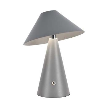 Újratölthető asztali design lámpa, 3w, CCT, 200lm, 120°, szürke, dimmelhető, V-TAC, 7949 kép
