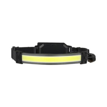 Újratölthető LED fejlámpa 2xLED/5V 180 lm 900 mAh fekete 004126
