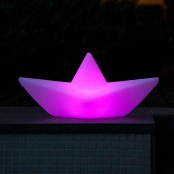 „The BOAT lamp” LED tölthető világítás, úszóképes, RGBW kép