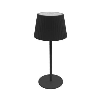 Újratölthető napelemes asztali lámpa, 2,5W, 2700K, meleg fehér, dimmelhető, 280 lm, króm, IP54, Optonica, 251 kép