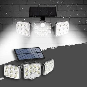 Ultra Erős Fényű Mozgásérzékelős Kültéri LED Biztonsági Lámpa kép